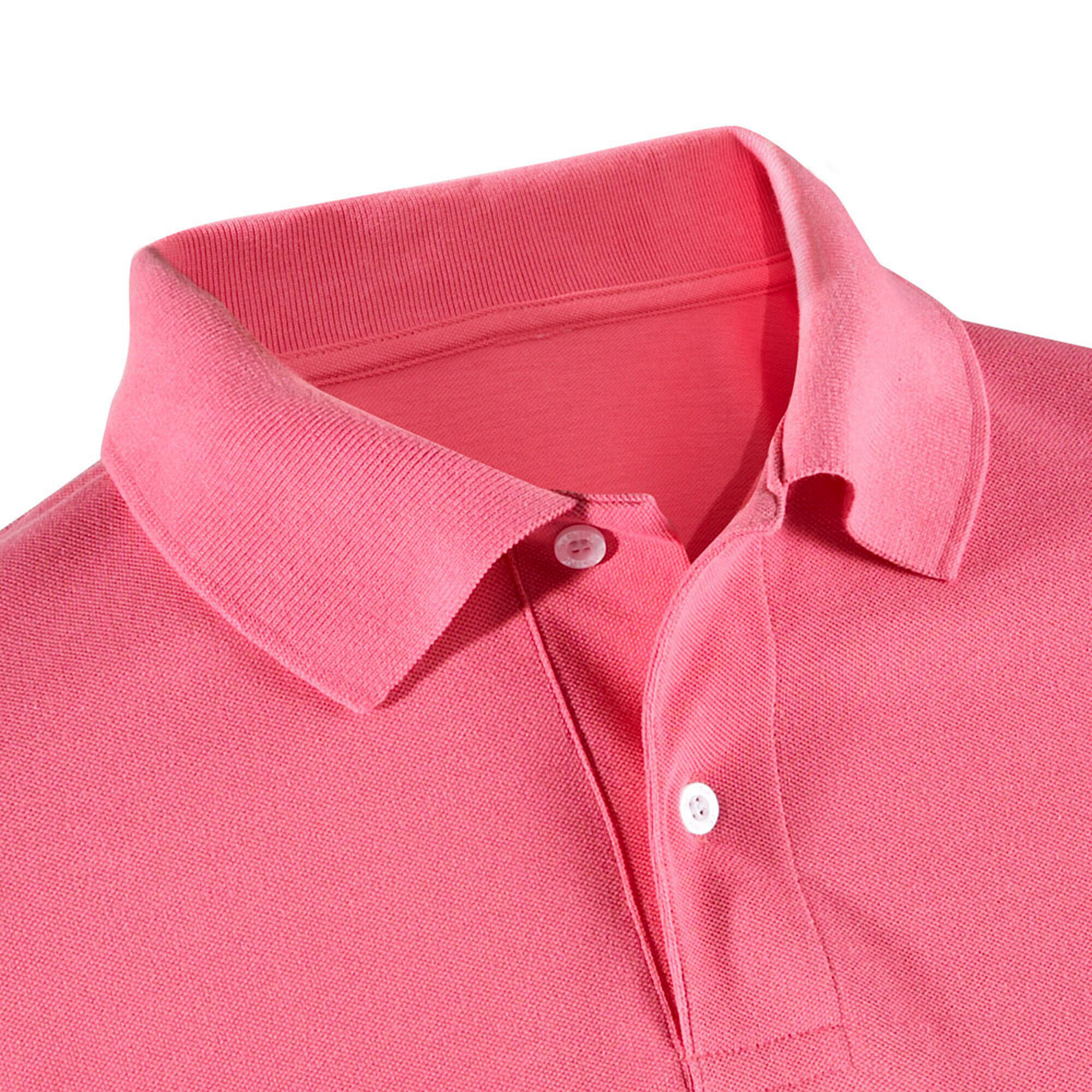 Dark pink INTAC'TEE polo shirt 2/4