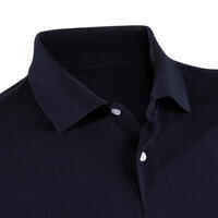 Men's golf short-sleeved polo shirt MW500 navy blue