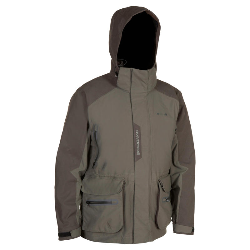 Veste chasse Inverness 500 imperméable verte Veste chasse Inverness 500 imperméable verte