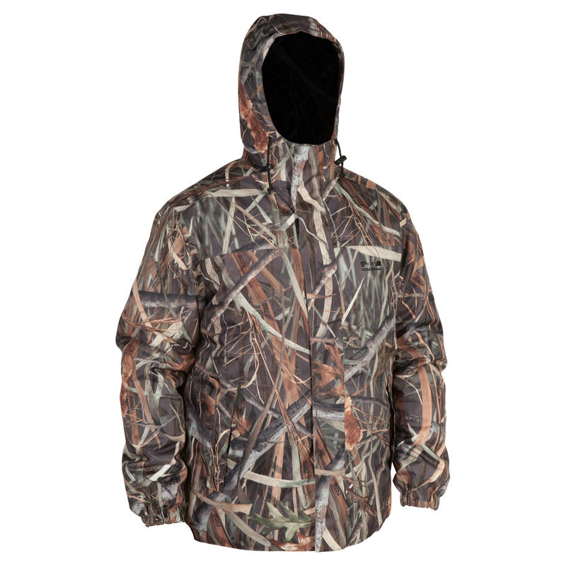 SIBIR 100 hunting jacket - wetlands camouflage SIBIR 100 hunting jacket - wetlands camouflage