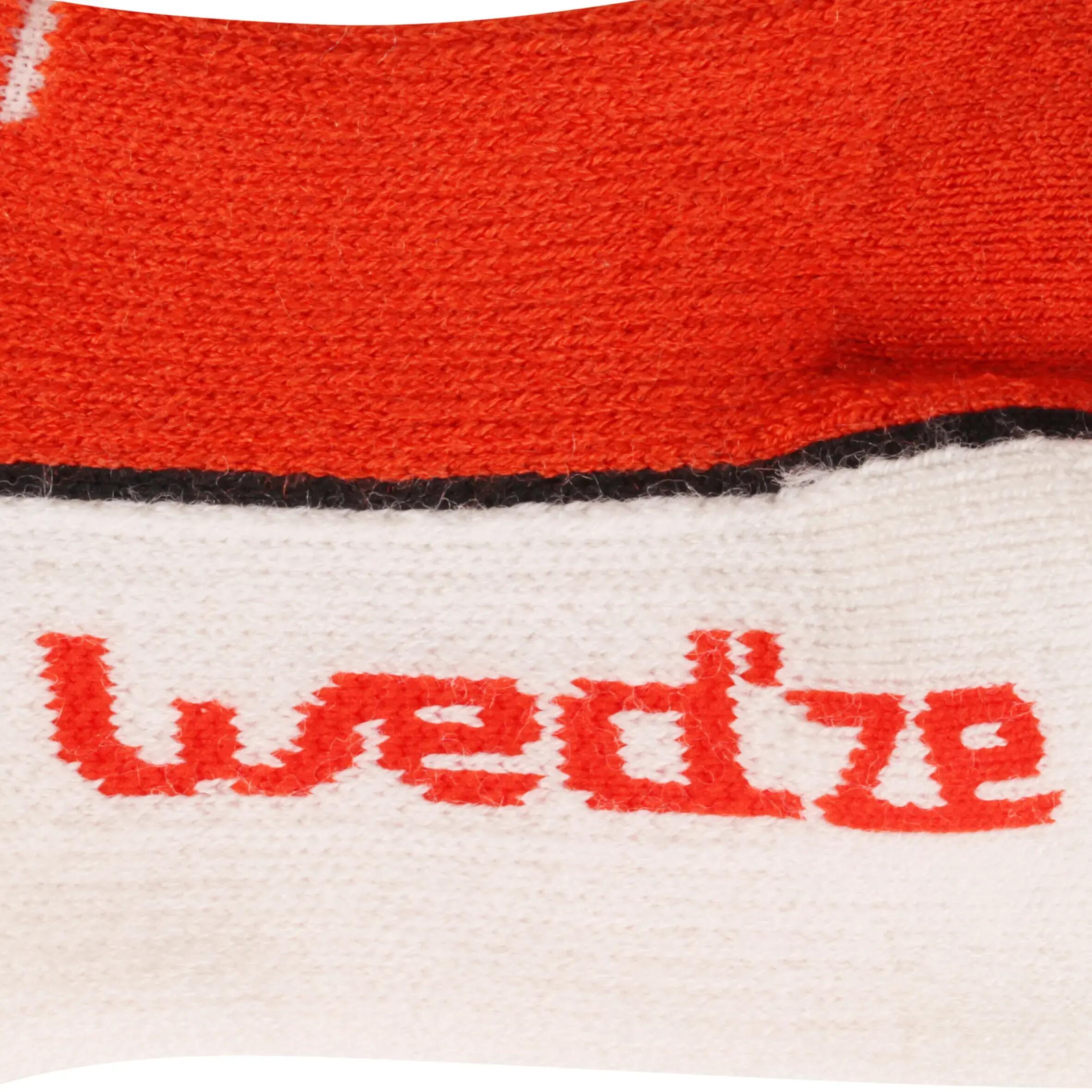 Dreamheat Junior Ski Socks - Red/White 7/7