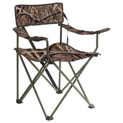 Fauteuil pliant chasse camouflage marais