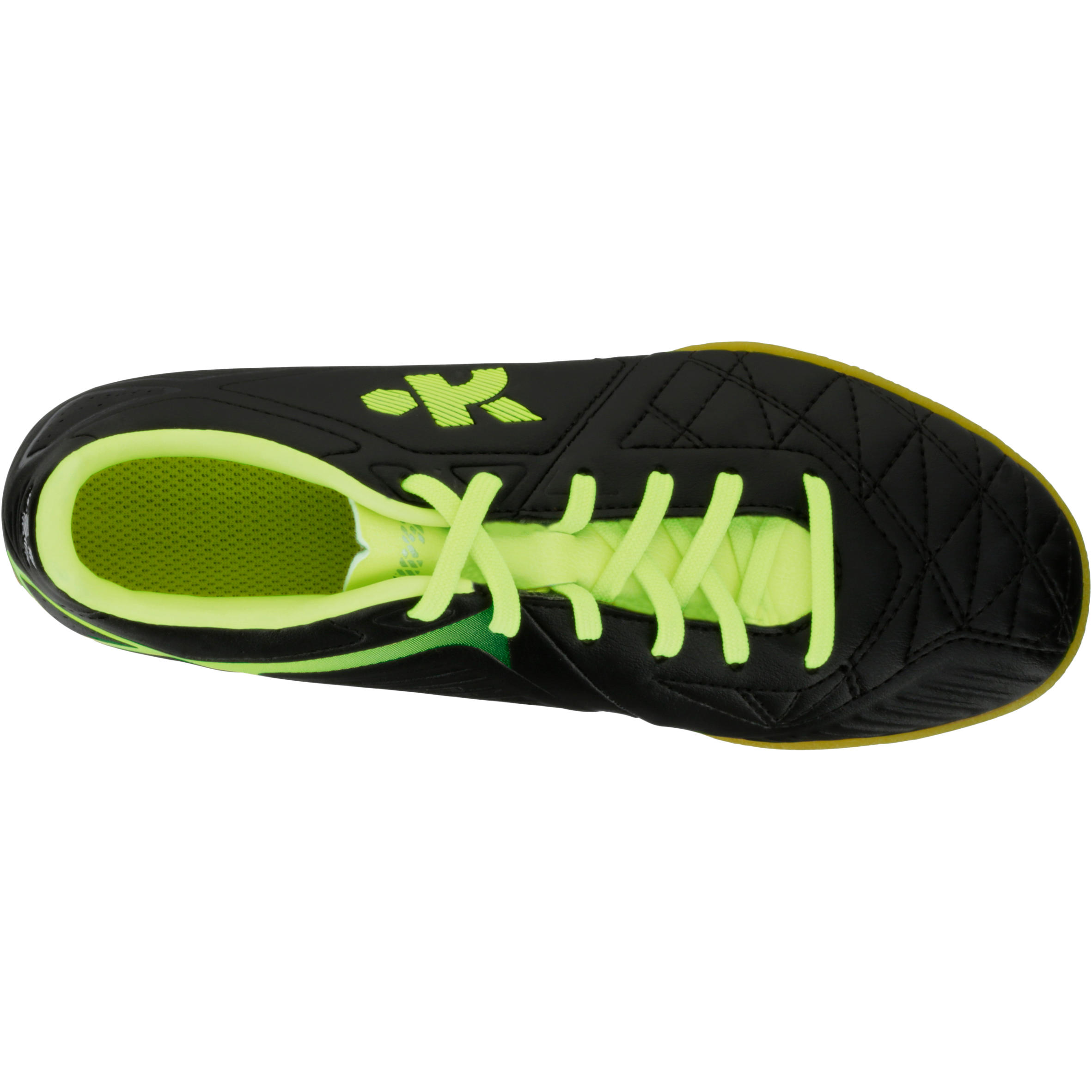 Agility 500 Sala Kids' Futsal Trainers - Black/Yellow 6/11