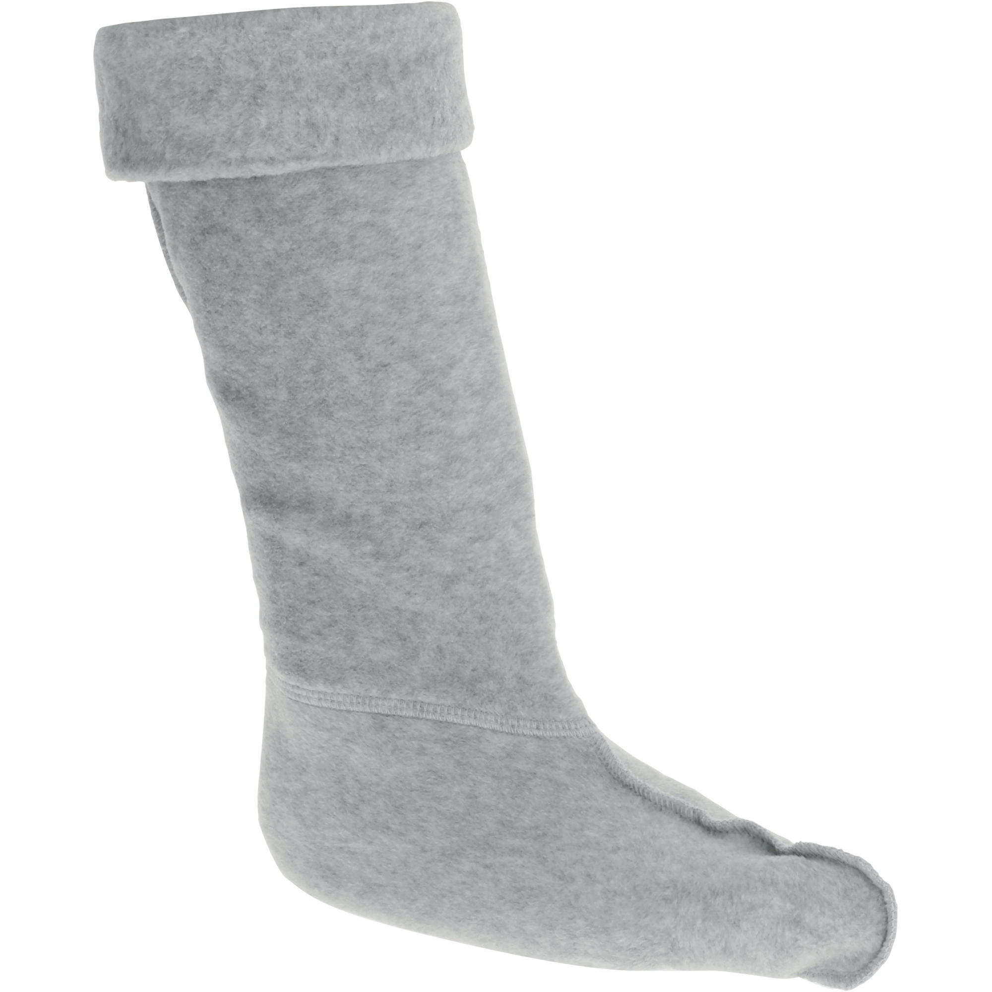 Chaussons pour bottes équitation enfant polaire / gris clair Fouganza