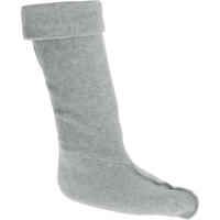 Kids' Fleece Horse Riding Boot Socks - Light Grey