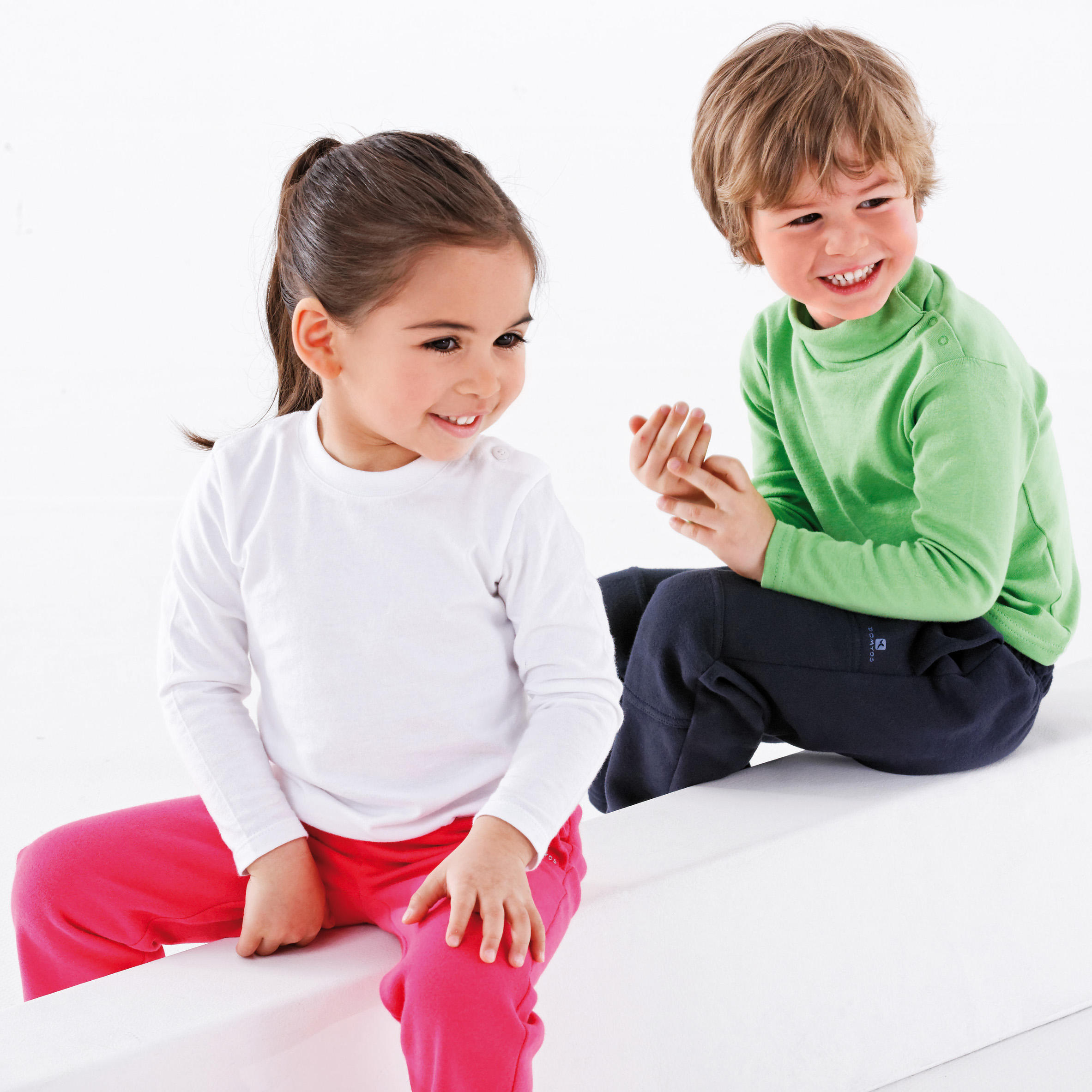 T-shirt col roulé baby gym vert 5/6