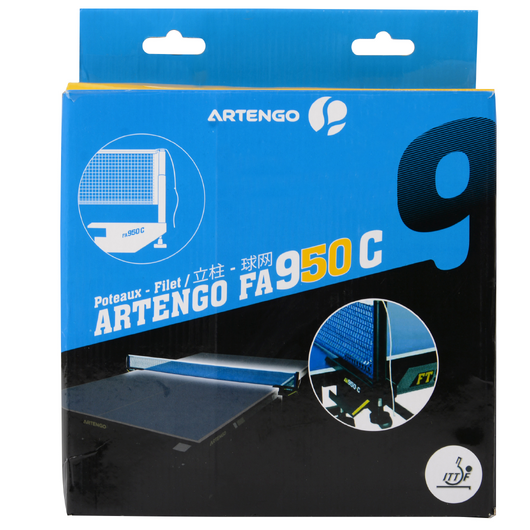 POTEAUX ET FILET DE TENNIS DE TABLE FA 950 C ITTF