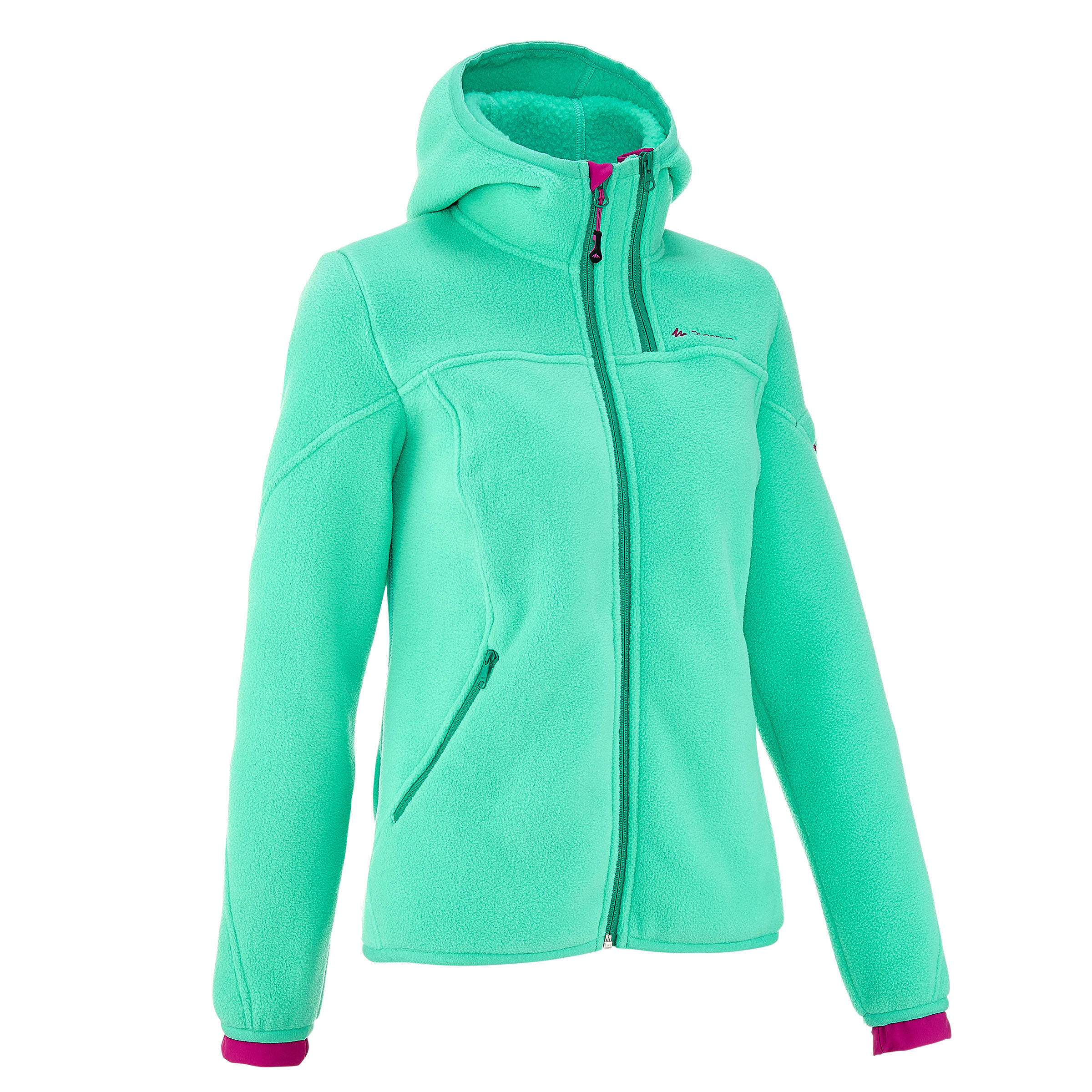 Forclaz 600 women's Hiking Fleece - green 1/13