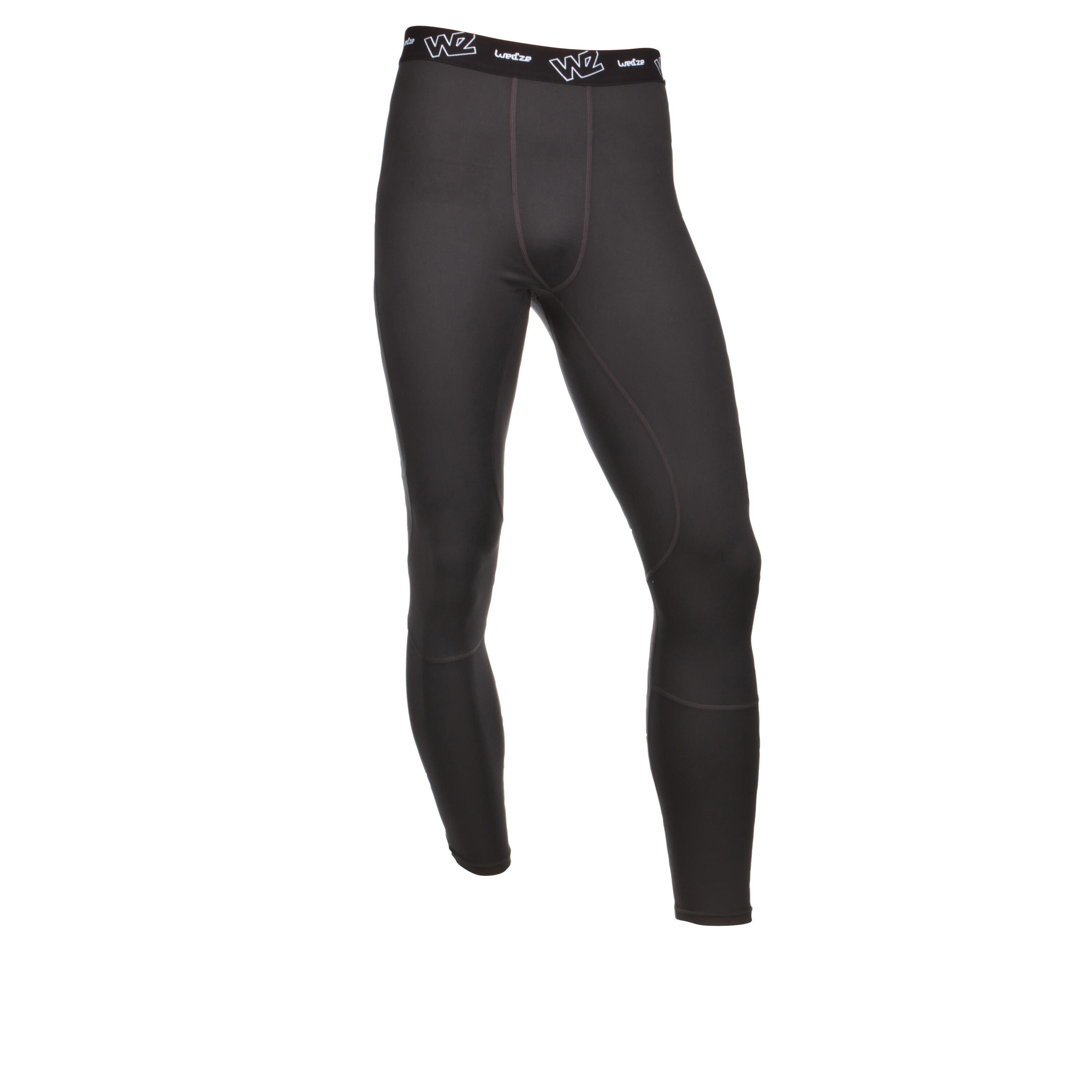 WEDZE Wedze Flowfit Men's Skiing Base Layer Trousers - Black