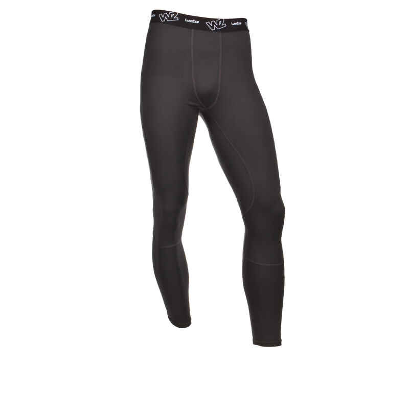 Wedze Flowfit Men's Skiing Base Layer Trousers - Black