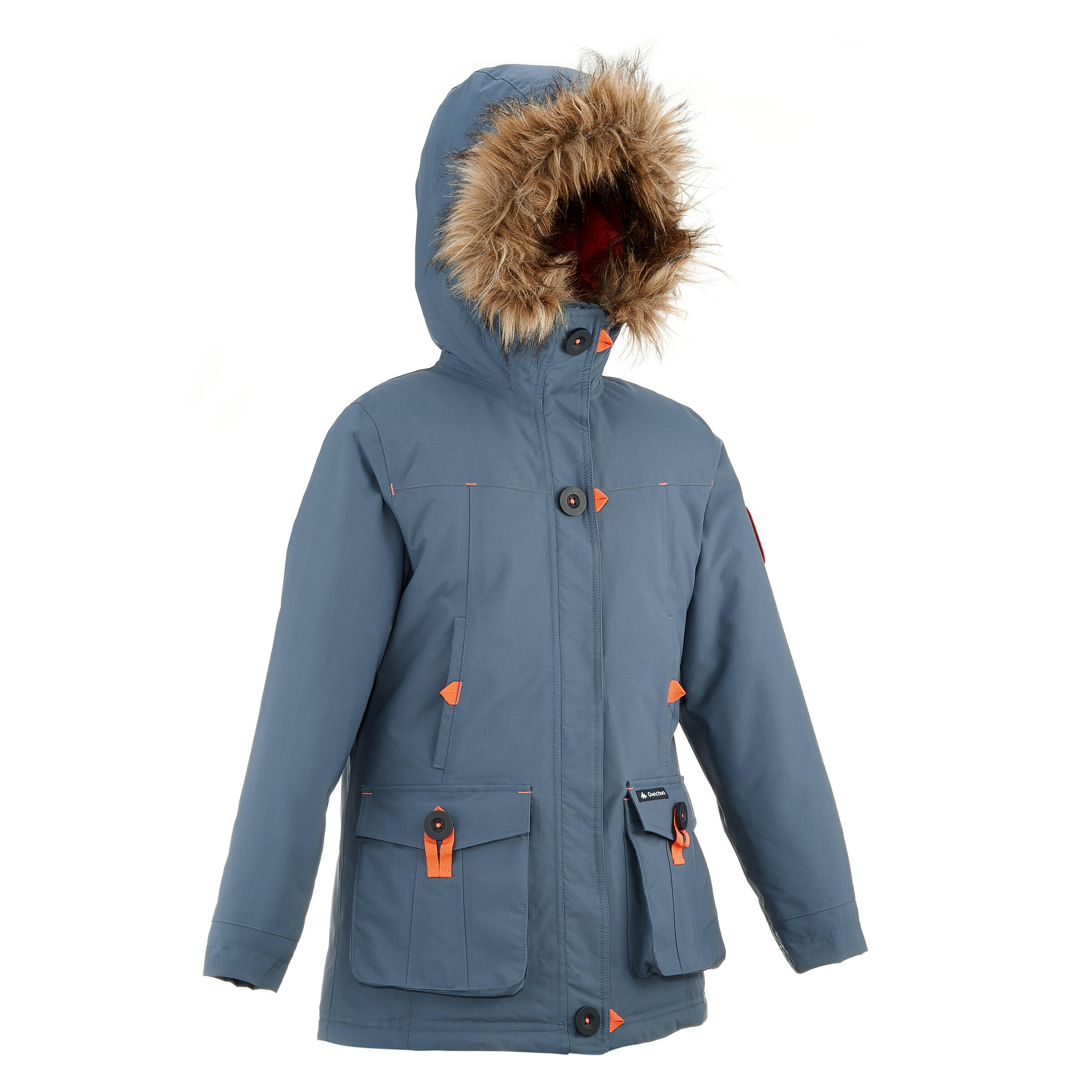 Arpenaz 900 Girls' Hiking Jacket - Blue/Grey 2/18