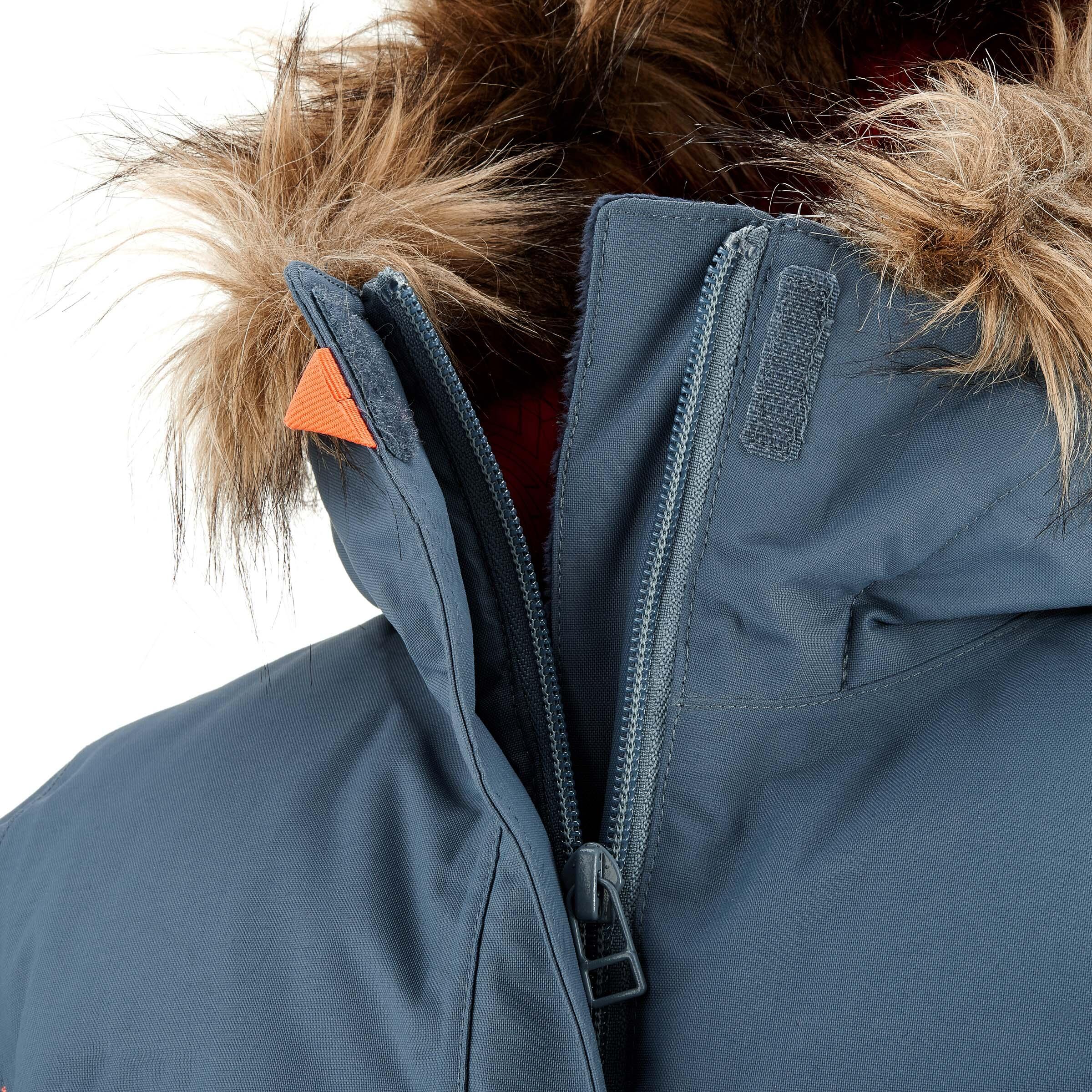 Arpenaz 900 Girls' Hiking Jacket - Blue/Grey 10/18