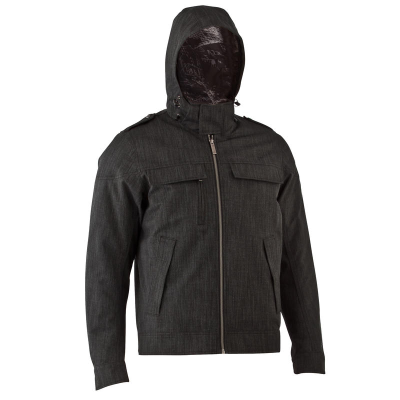 Veste de randonnée neige homme SH500 x-warm gris carbone. Veste de randonnée neige homme SH500 x-warm gris carbone.
