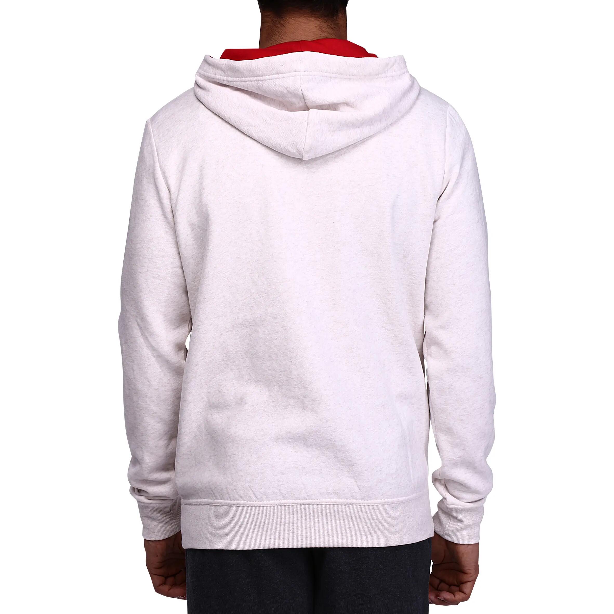Bodybuilding Hooded Print Sweatshirt - Ivory 4/15