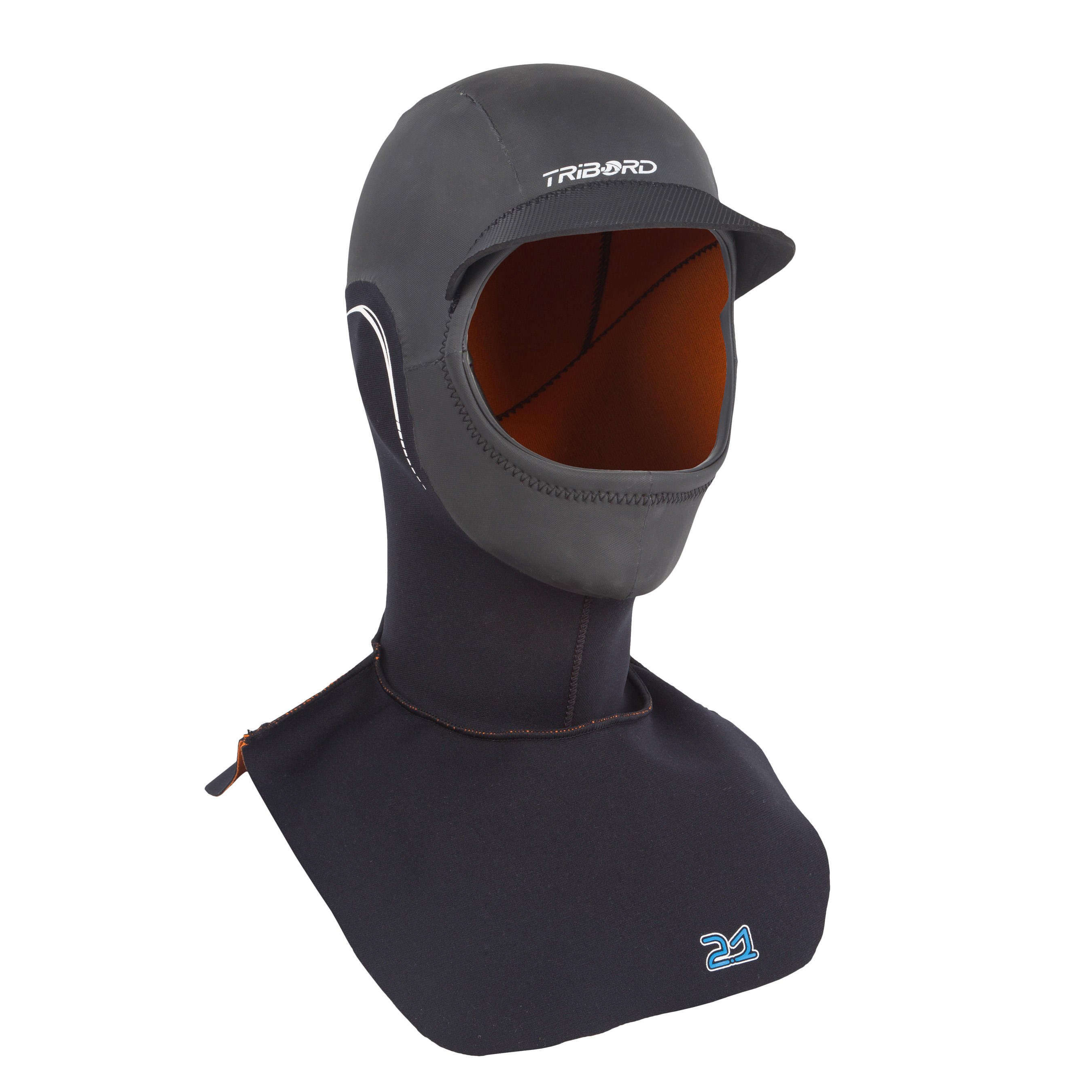 2 mm Neoprene Full Wetsuit Surfing Hood OLAIAN Decathlon