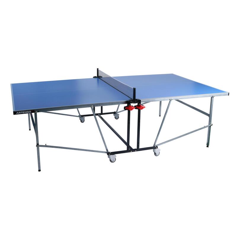 Roues adaptables Artengo pour table de tennis de table FT 714.