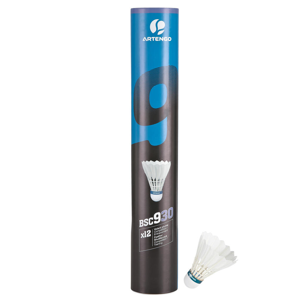 Federbälle Shuttlecocks BSC930 Geschwindigkeit 78 12er Dose