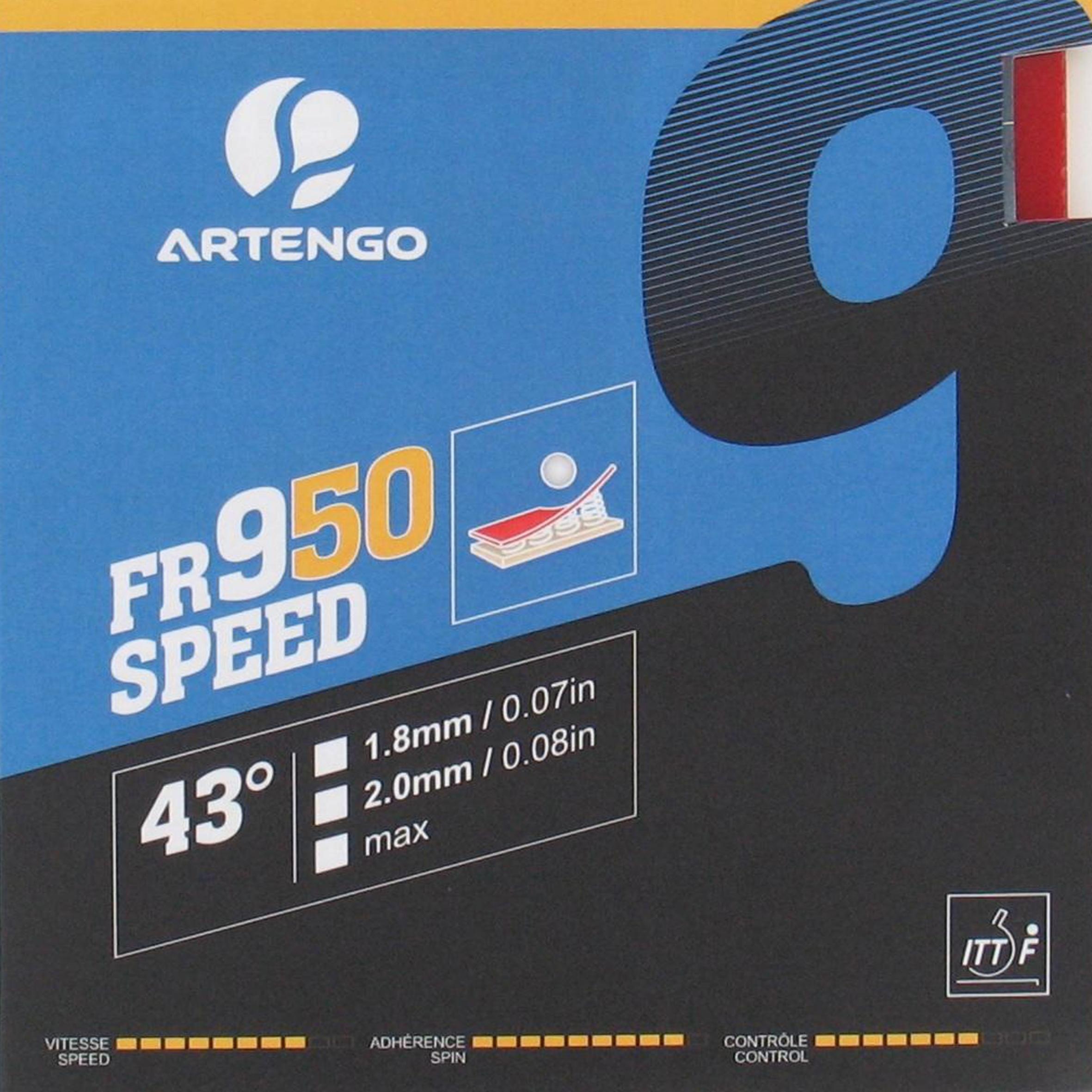 NO BRAND Artengo 950 Speed table tennis rubber.
