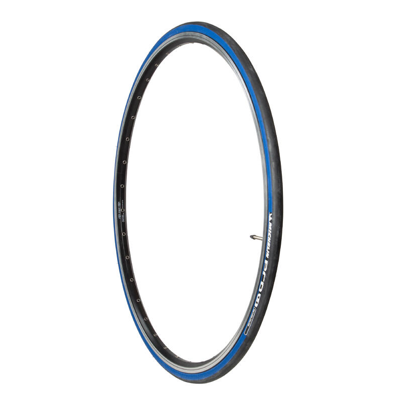 PRO4 700x23 Flex Bead Road Bike Tyre / ETRTO 23622 Blue MICHELIN Decathlon