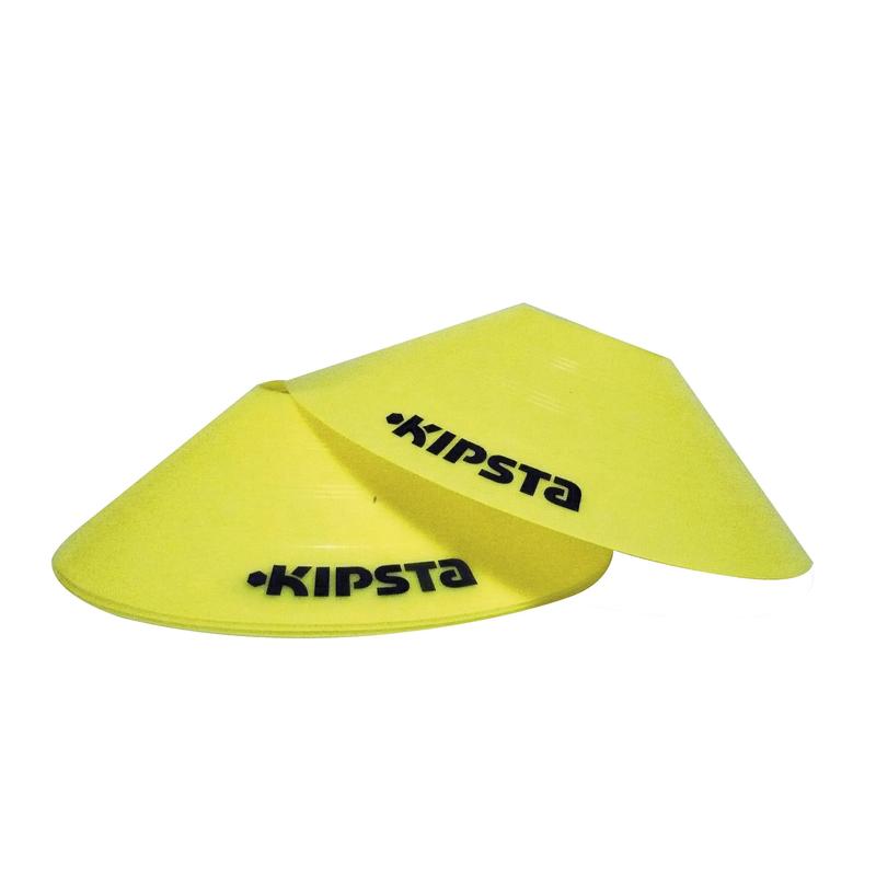 Flat Disc Markers 10-Pack - Neon Yellow Flat Disc Markers 10-Pack - Neon Yellow