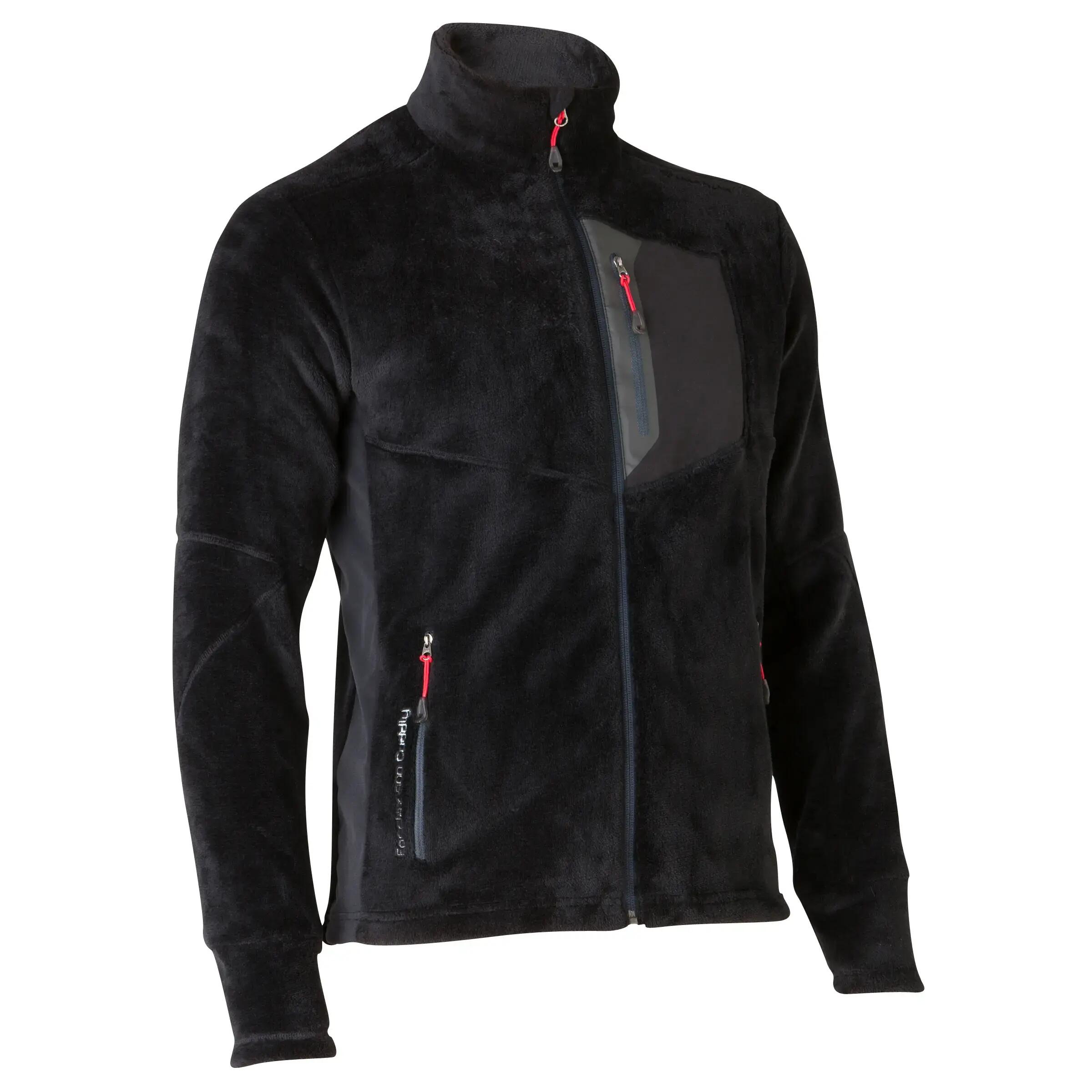 Forclaz 900 Men's Fleece Hiking Jacket QUECHUA - black 1/1