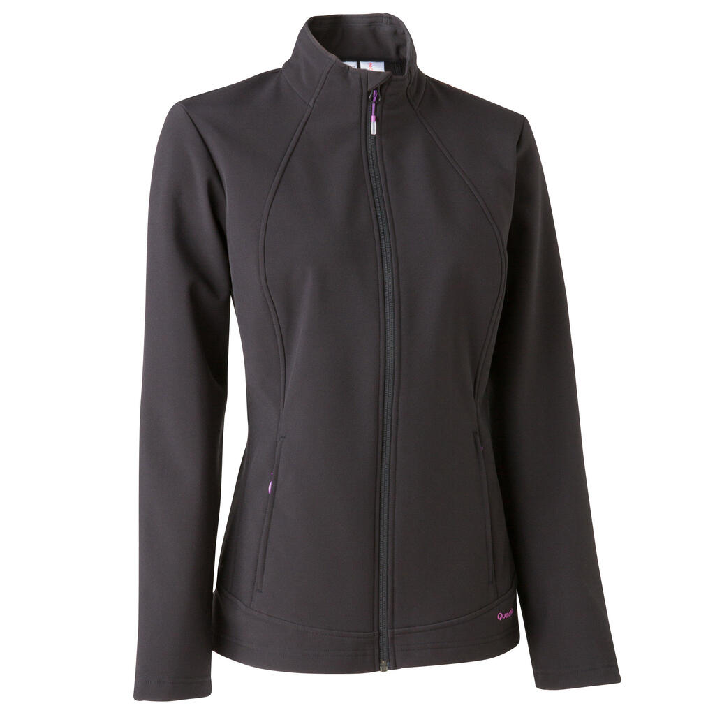 Softshelljacke Forclaz 500 Damen, schwarz