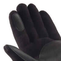 Adult Fleece Mountain Gloves - Black