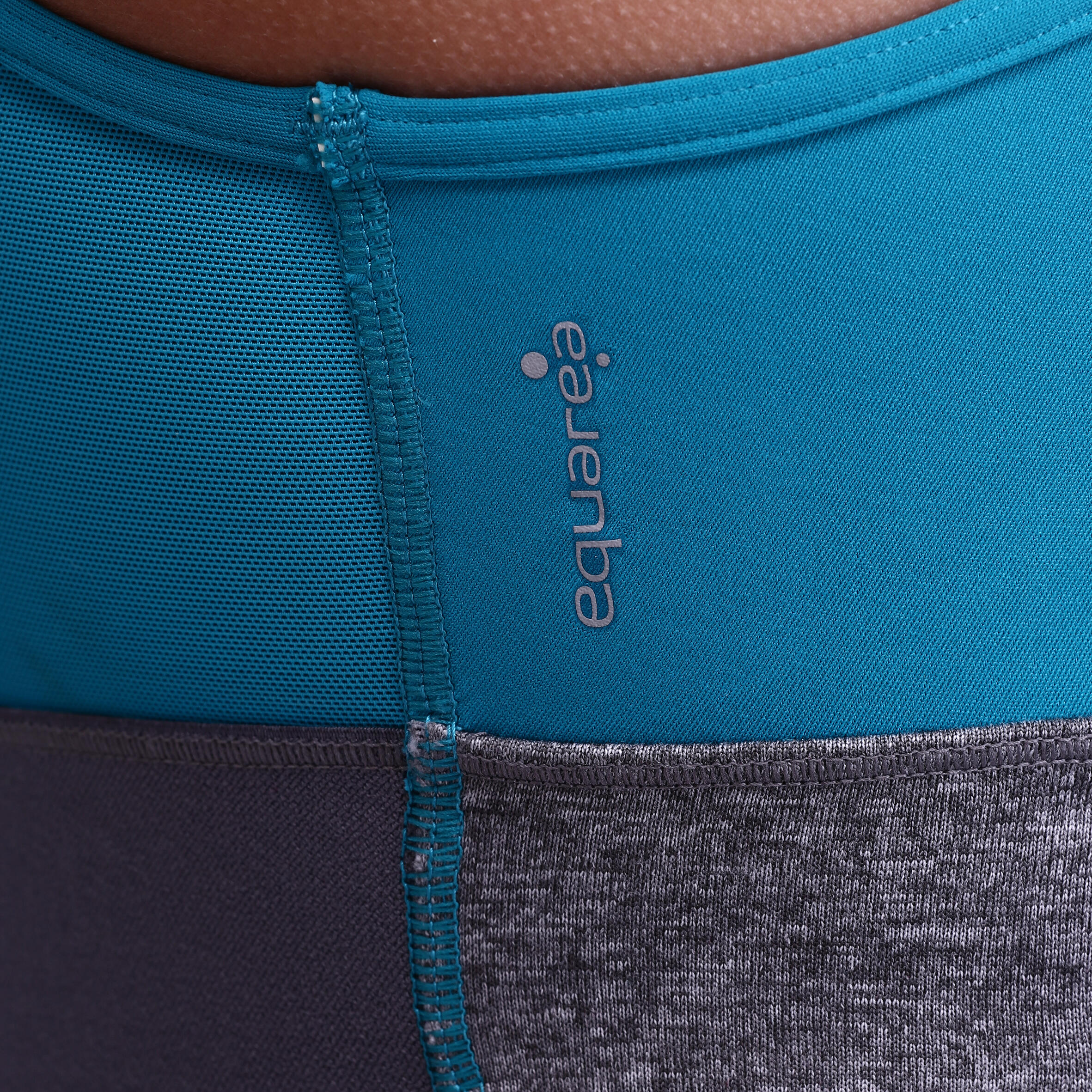 Supportiv Fitness Women's Sports Bra - Peacock Blue 12/13