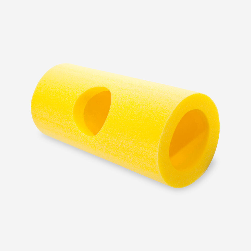 Universāls putu materiāla baseina peldēšanas nūdeļu savienotājs, dzeltens