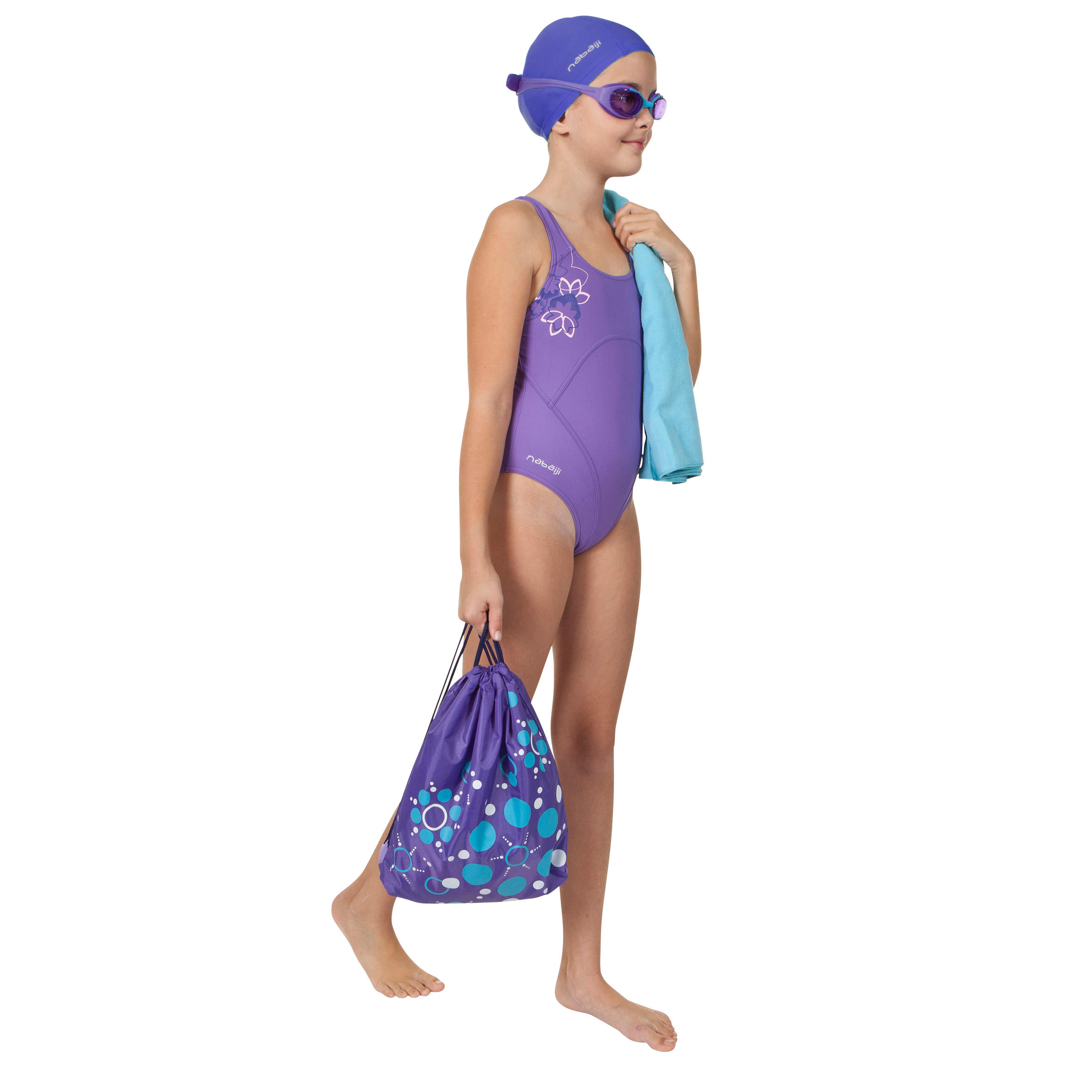 ACCESS PACK girls' complete swimming kit - Purple Blue 1/2