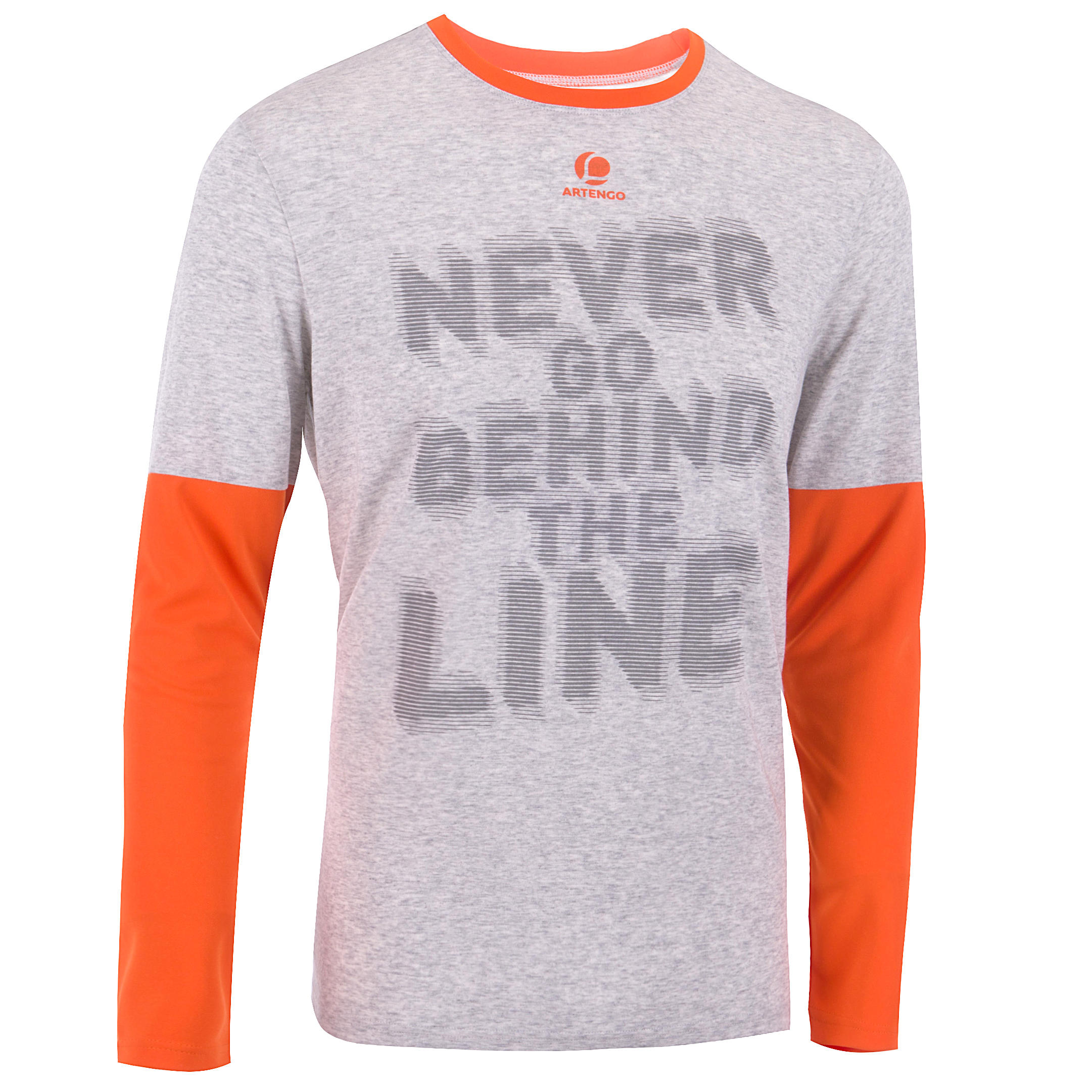 Long-Sleeved T-Shirt - Dark Grey/ Light Grey 1/8