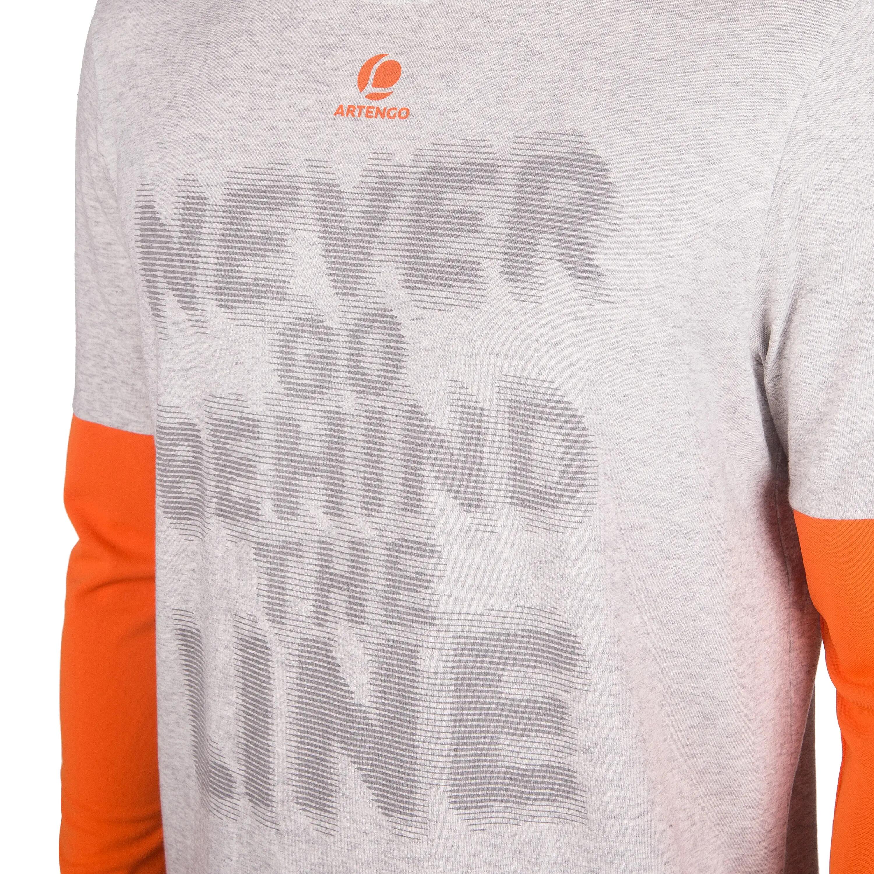 Long-Sleeved T-Shirt - Dark Grey/ Light Grey 8/8