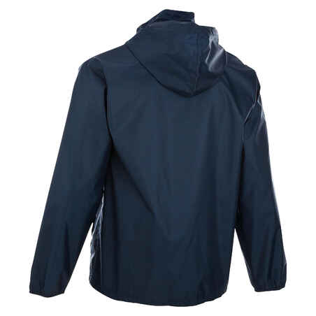 Rain-Cut Zip Men's Hiking Waterproof Rain Jacket - Blue