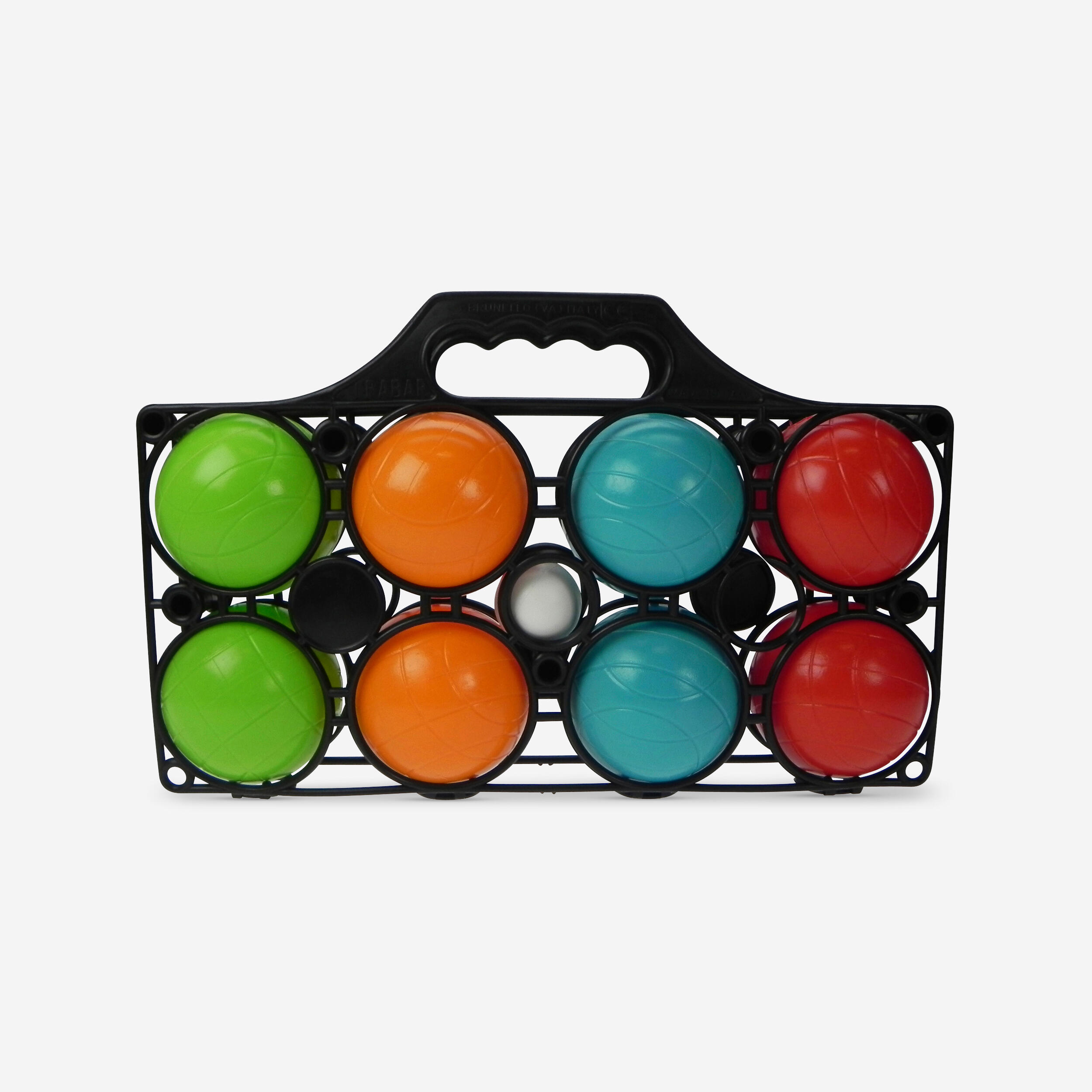 SET OF 8 PLASTIC PÉTANQUE BALLS