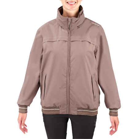 RIDING adult horse riding anorak - light brown
