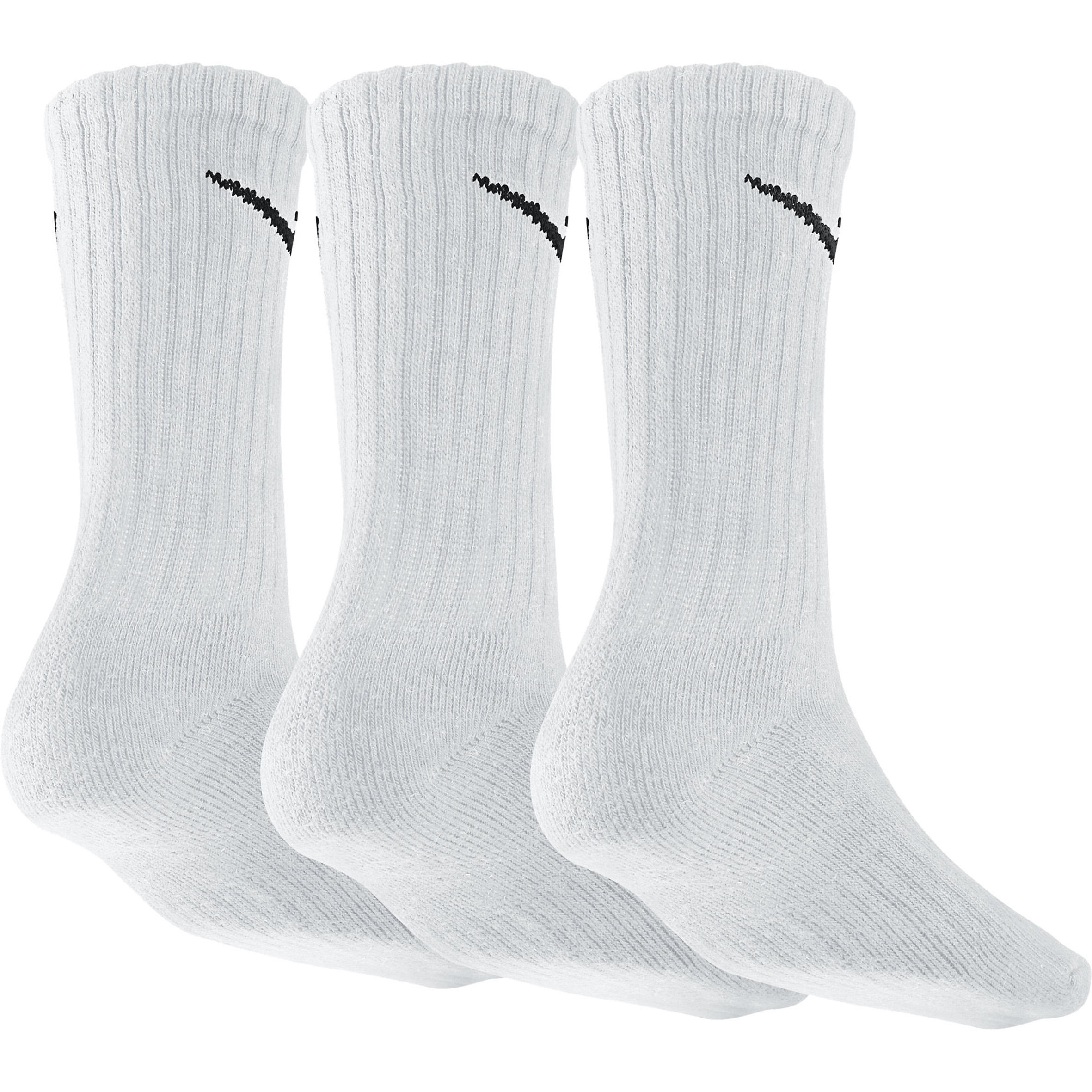 Tennissocken Basic hoch weiß 3er-Pack 3/11