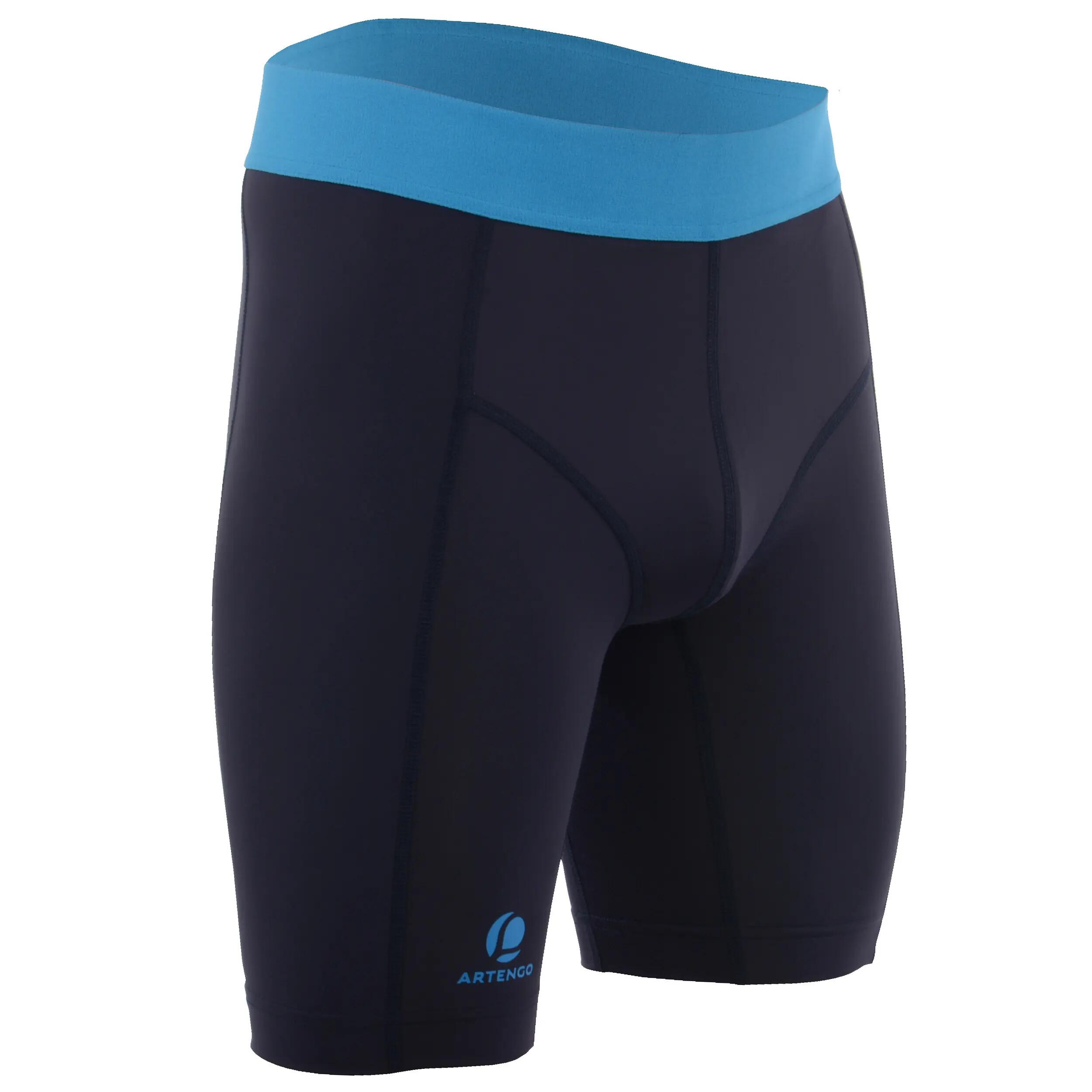 860 Tennis Badminton Padel Table Tennis Squash Undershorts - Navy Blue 1/5