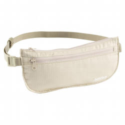 Ceinture banane cache billets beige