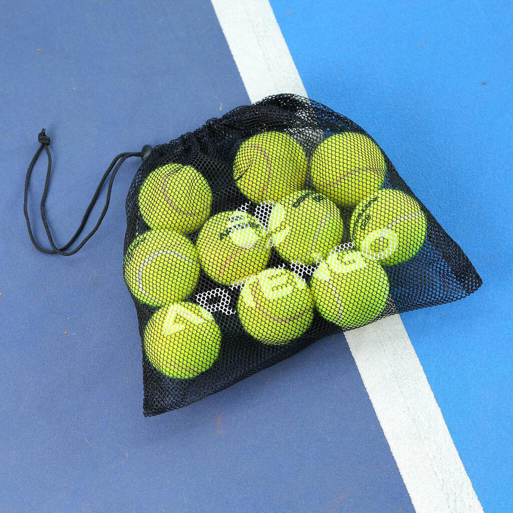 Bolsa pelotas de tenis negras para 10 pelotas 