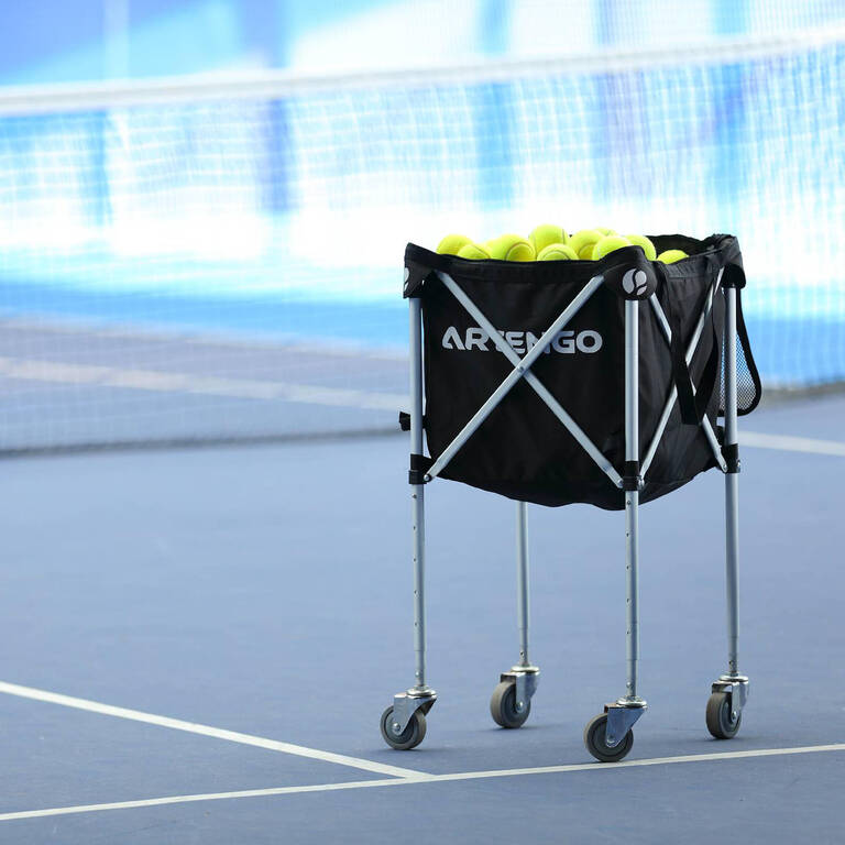 Rolling Tennis Ball Basket Decathlon