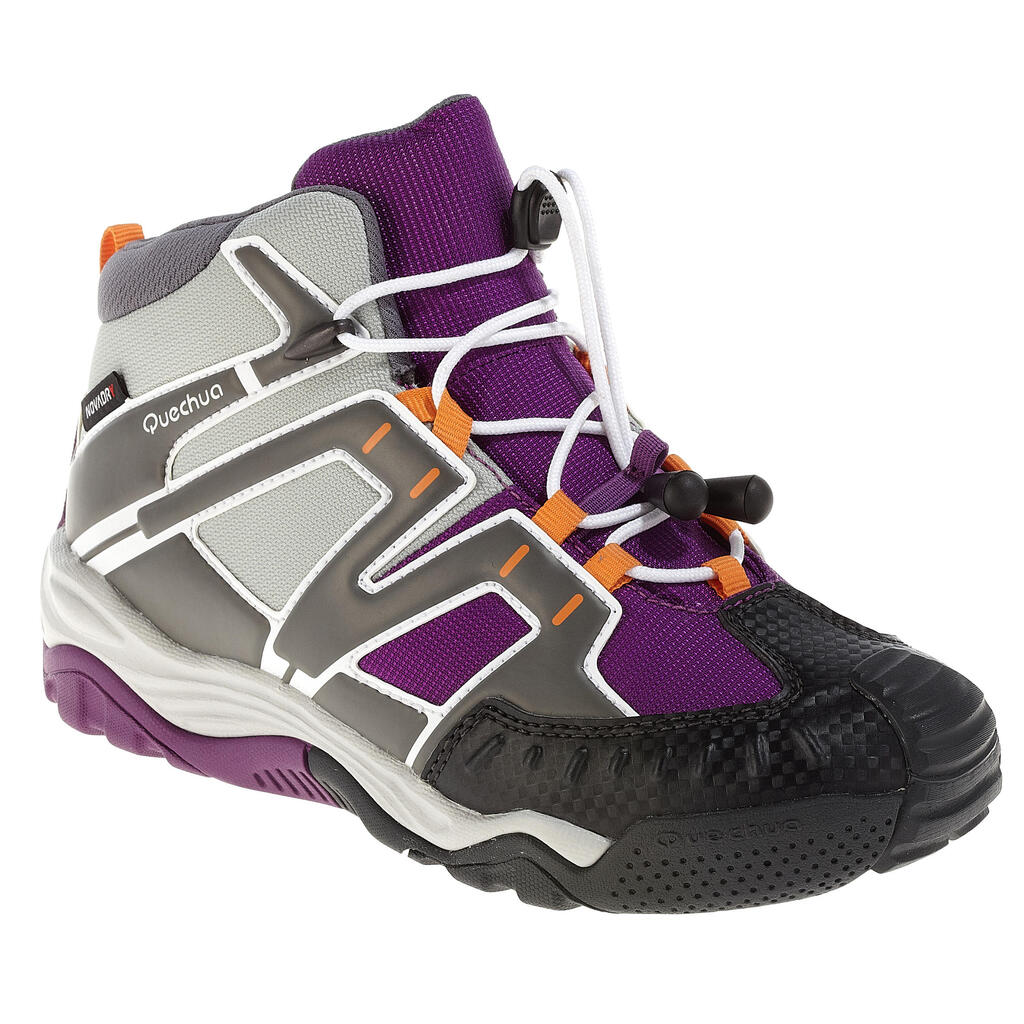 Wanderschuhe Crossrock Kinder Mid, malve