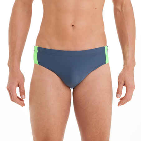 B-SPORTY YOKE men's swim briefs swimming TRUNKS - Grey Green