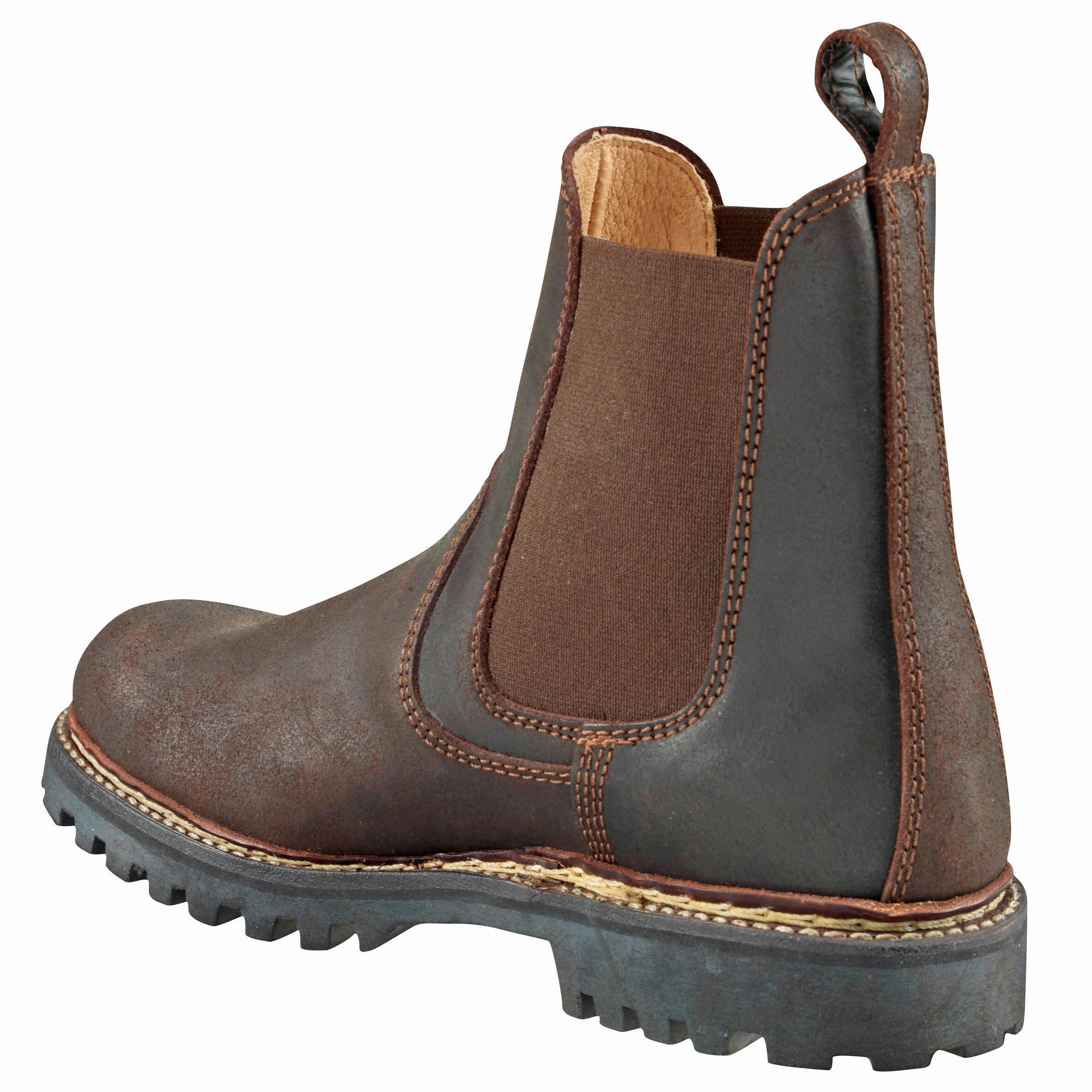 Botines Equitación Sentier 900 Adulto Marrón Suela con Tacos 8/8