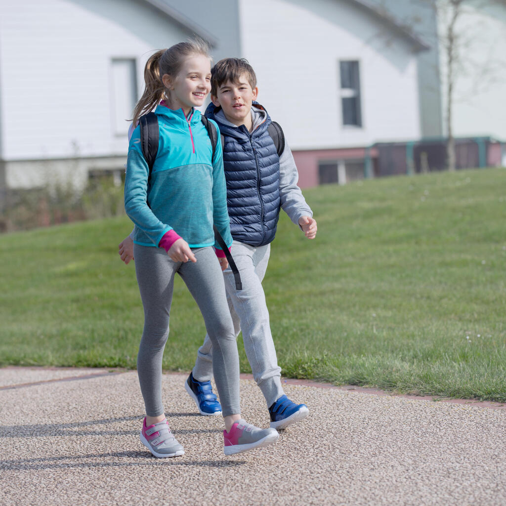 Sportschuhe Actiwalk 100 Kinder grau/rosa