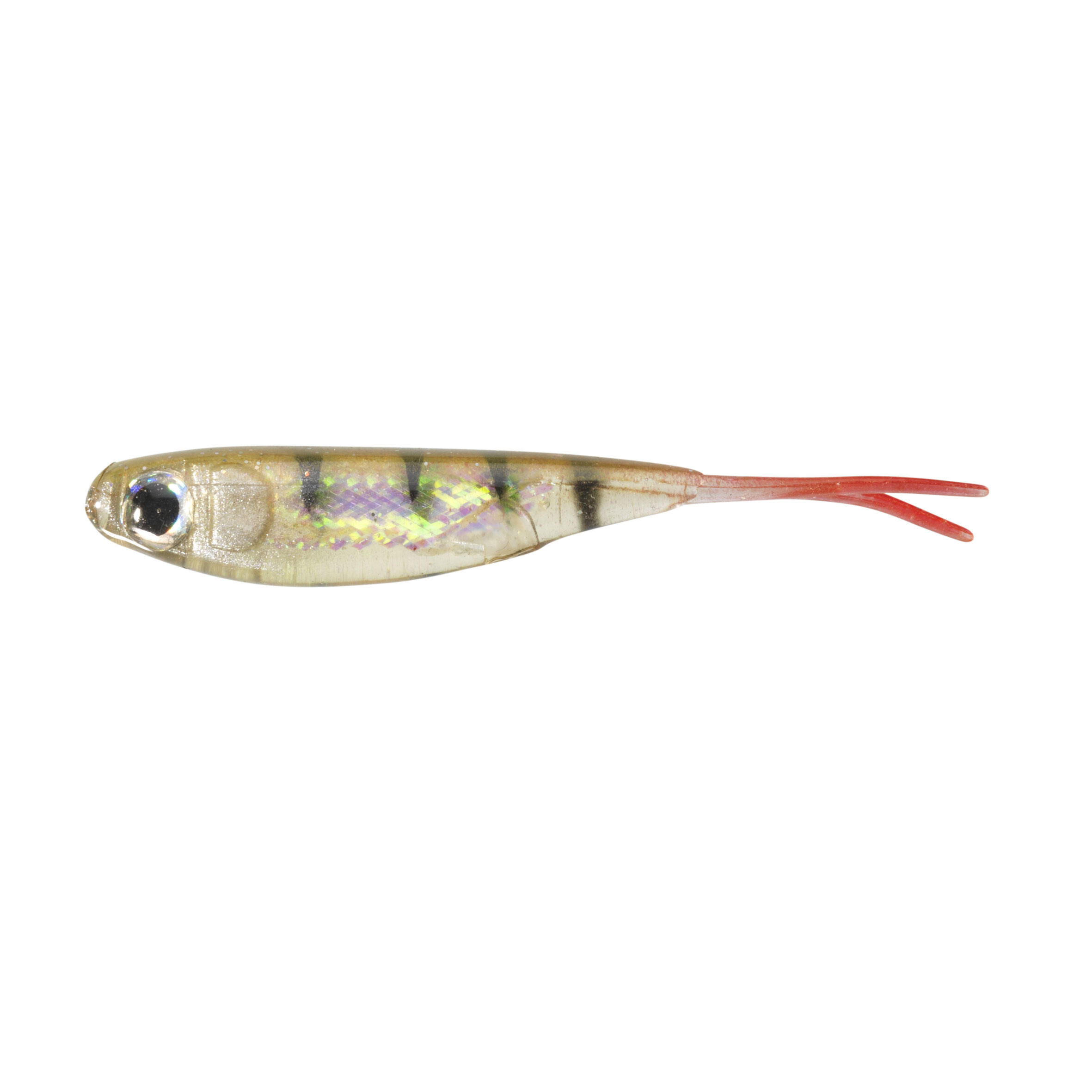 NO BRAND DROPSHOT MINNOW 5CM PERCH X6 SOFT FRESHWATER LURES