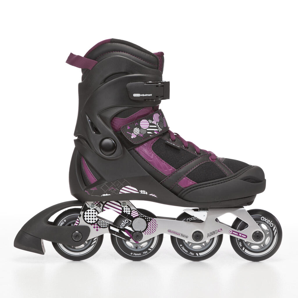 Inline-Skates Play 7 Girl Kinder schwarz/lila