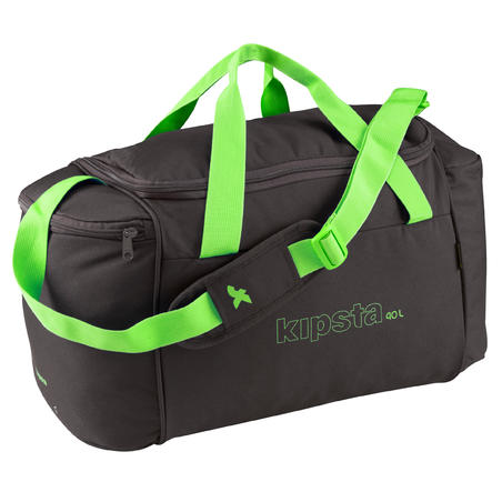 kipocket bag 40 litres black and green