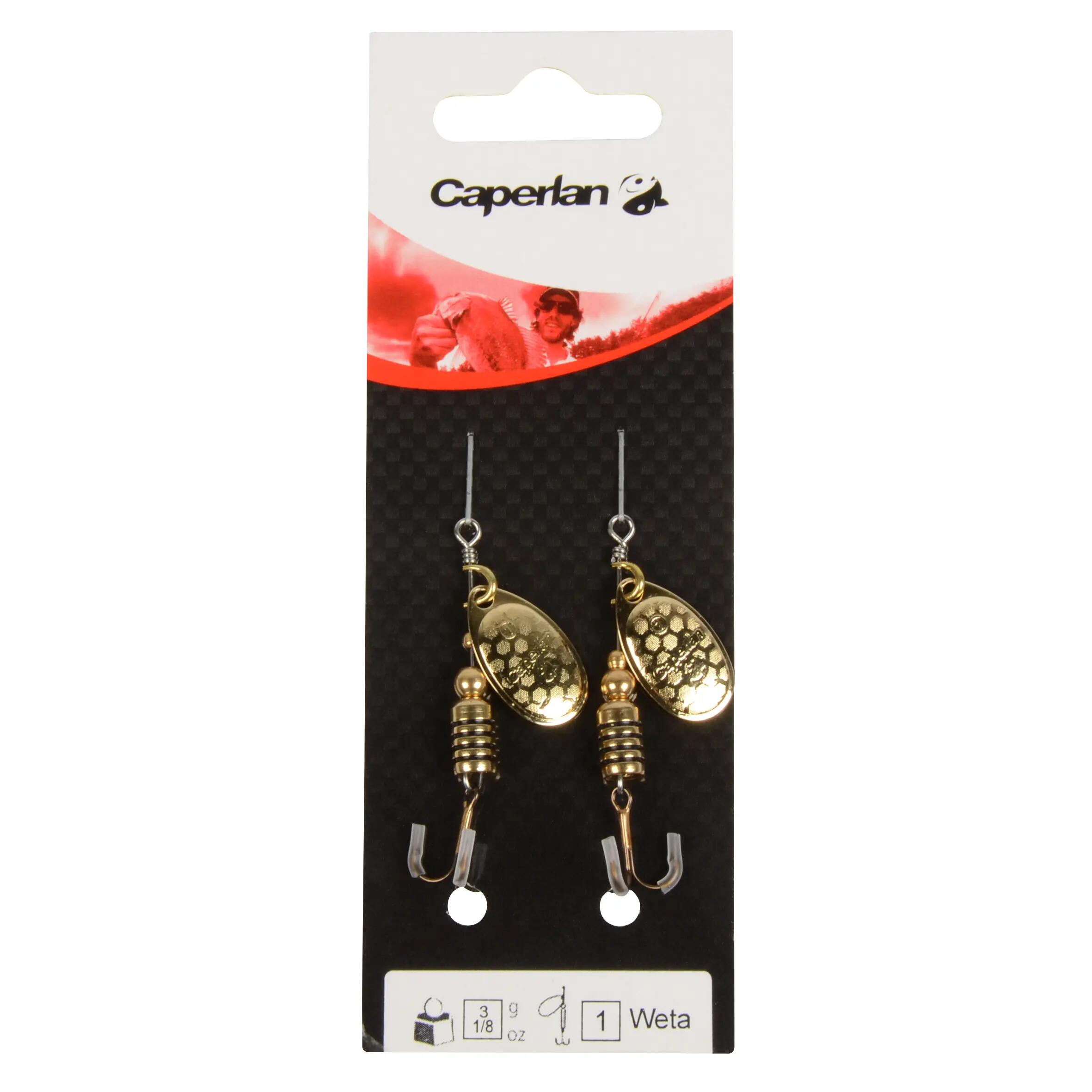 Weta #1 x2 Fishing Spinner - Gold 2/5