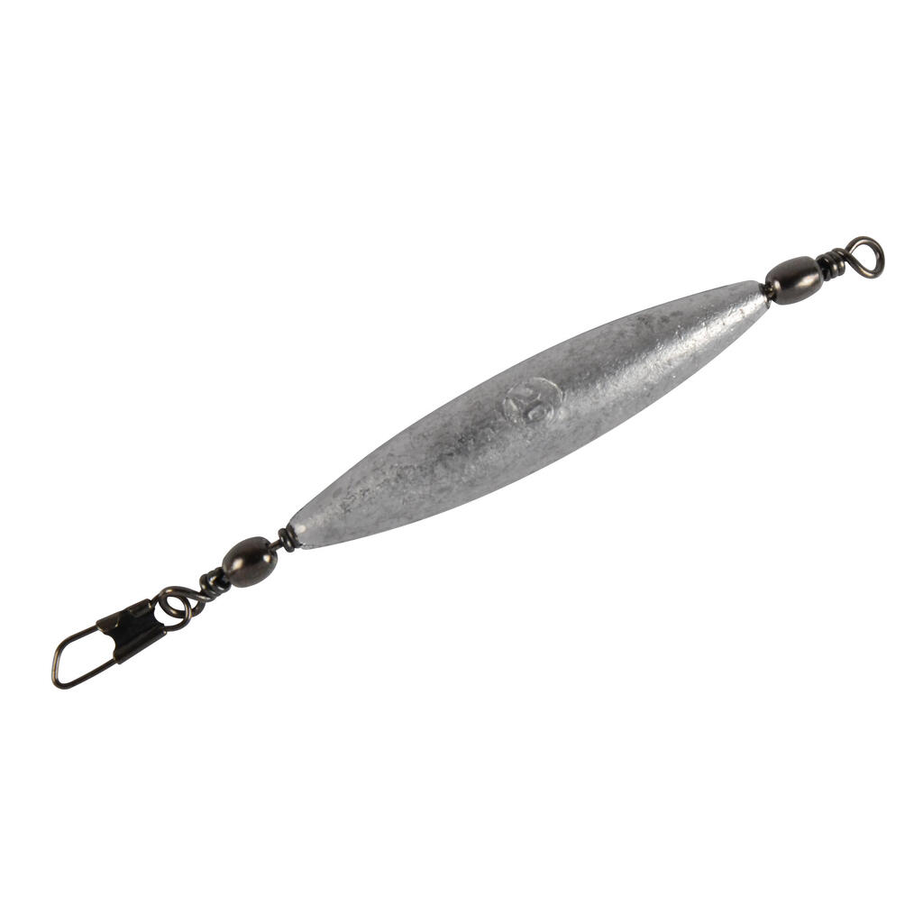 Boat fishing sinker LONG SWIVEL - OLIVE