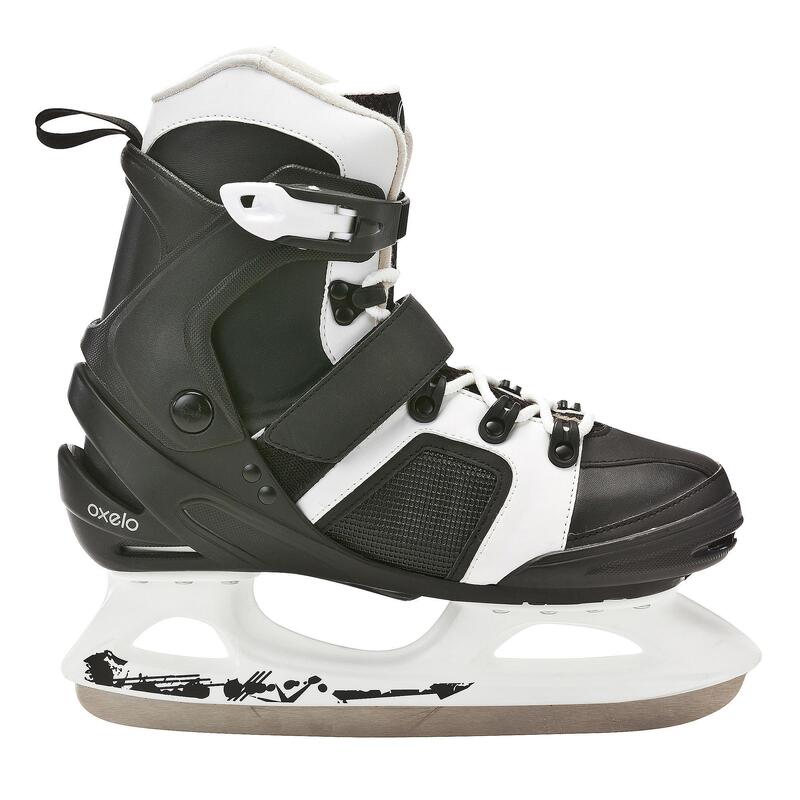 Patins à glace FIT 3 homme noir blanc